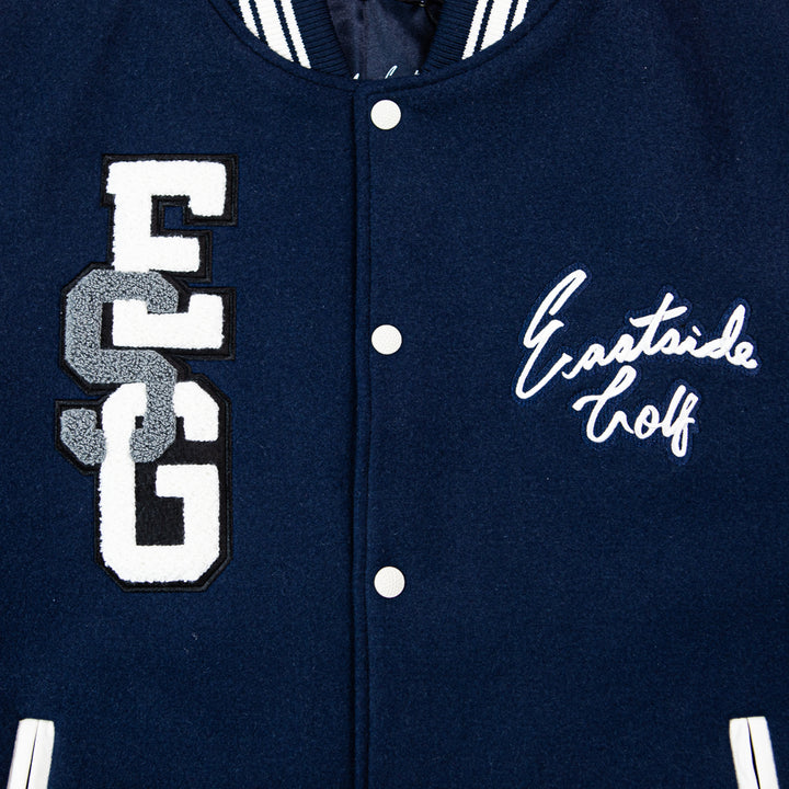 Eastside Golf Men's Varsity Jacket (Midnight/White)