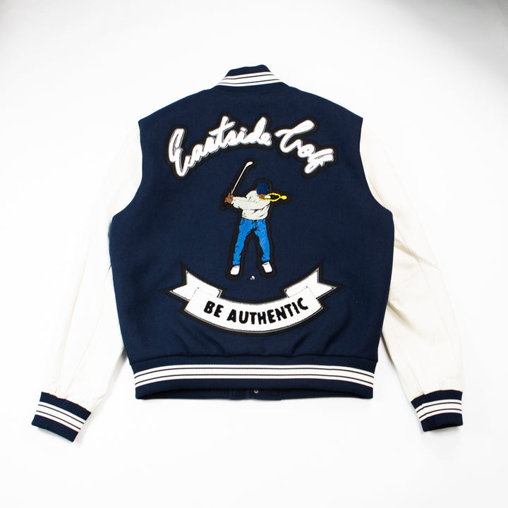 Eastside Golf Men's Varsity Jacket (Midnight/White)