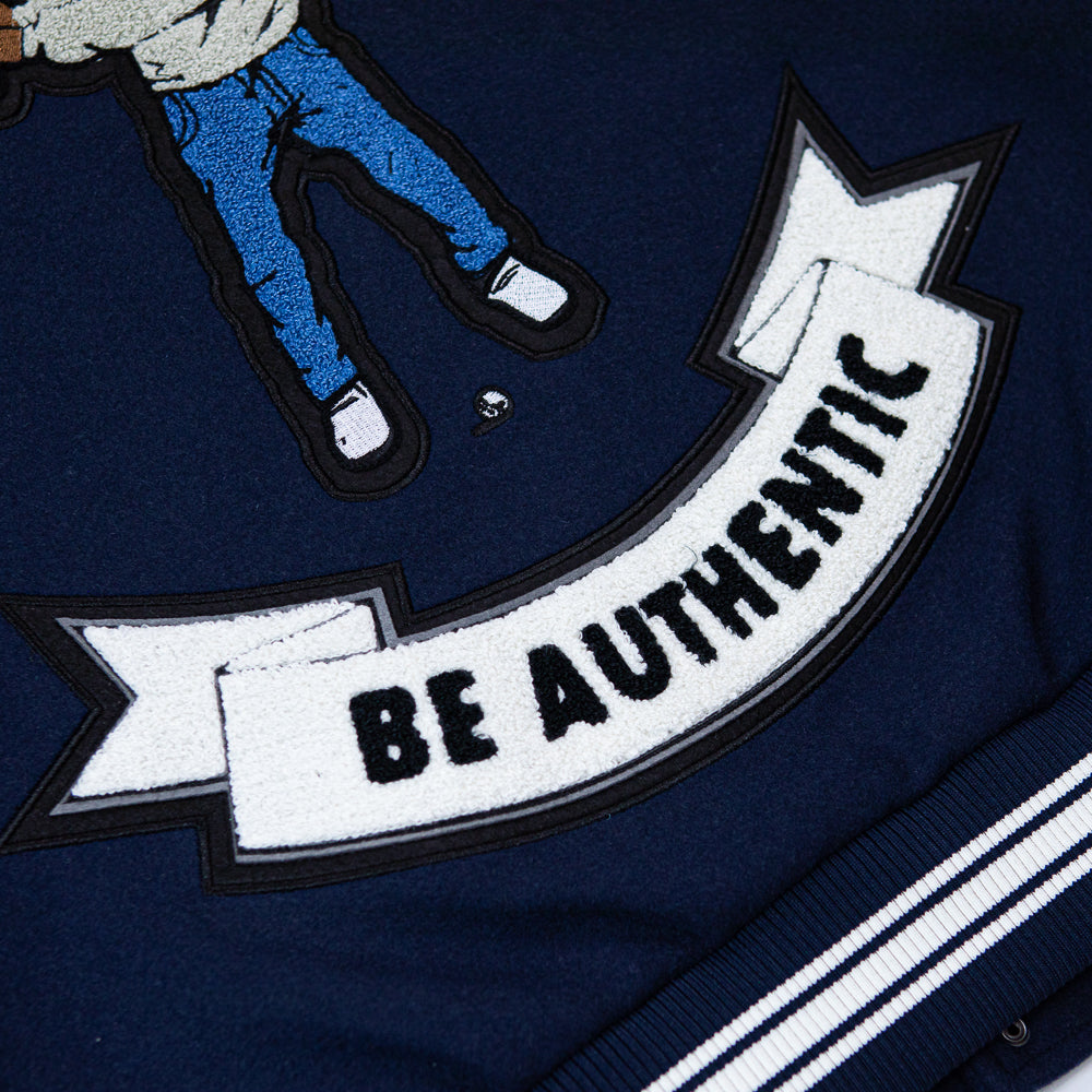 Eastside Golf Men's Varsity Jacket (Midnight/White)