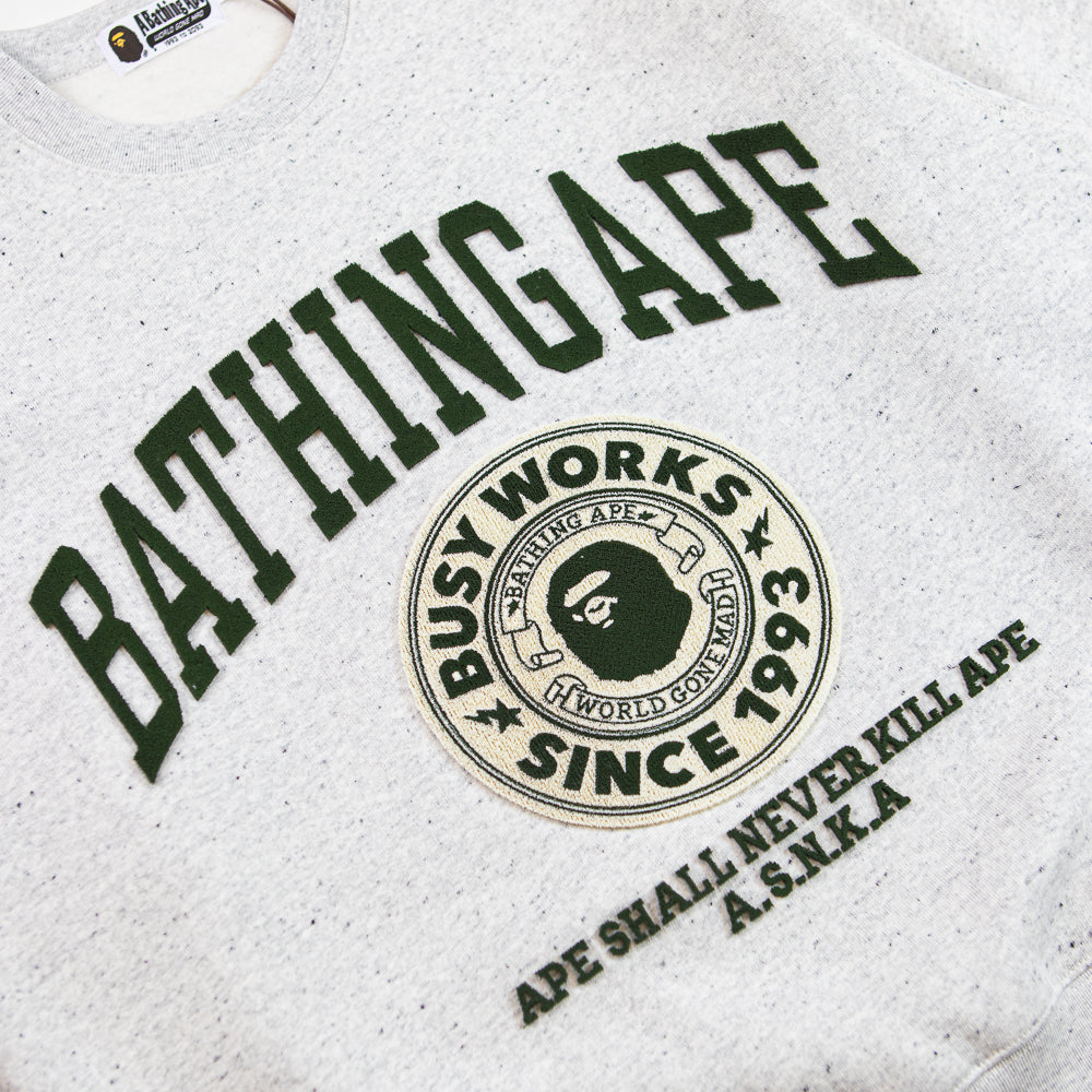 College Graphic Sweatshirt (Grey)