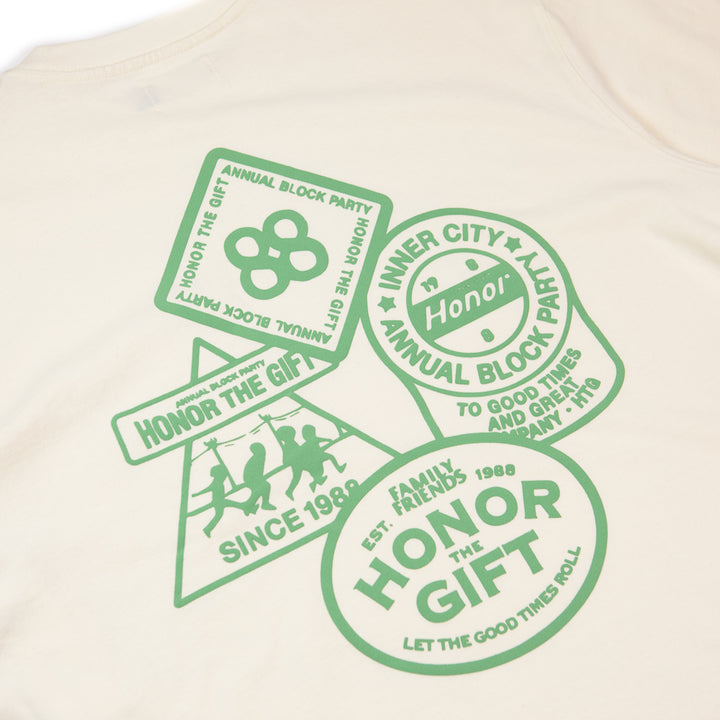 88 Block T-Shirt (Bone)