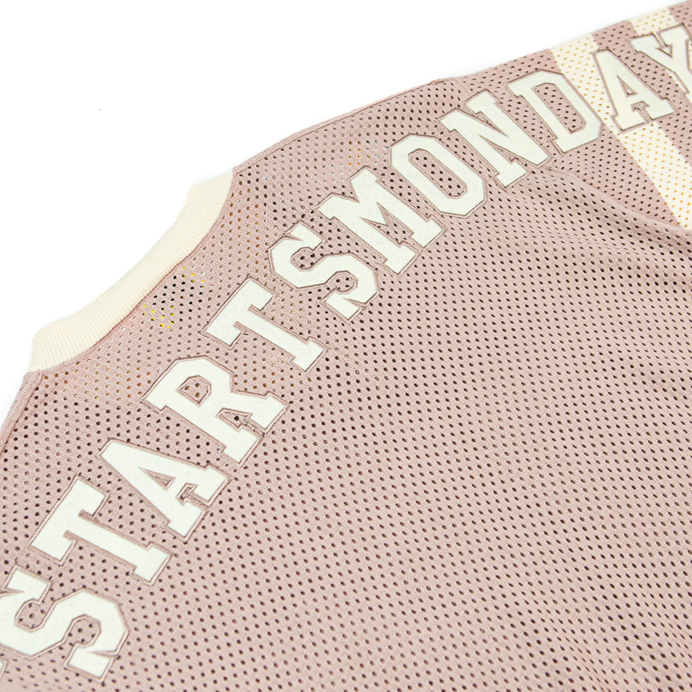 Knitted Mesh Jersey (Mauve)