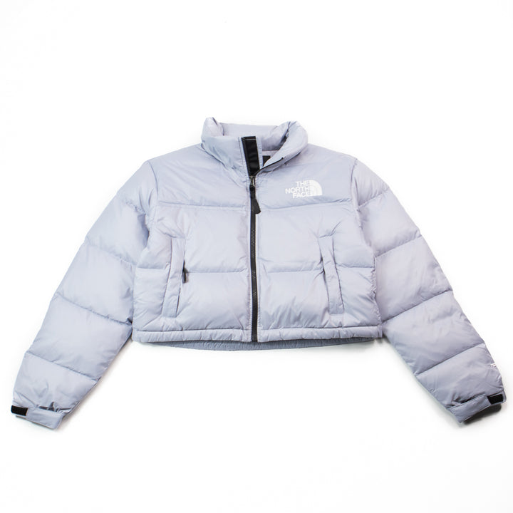 W Nuptse Short Jacket (Blue Flax)