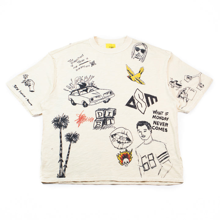 Doodle Tee (Antique White)