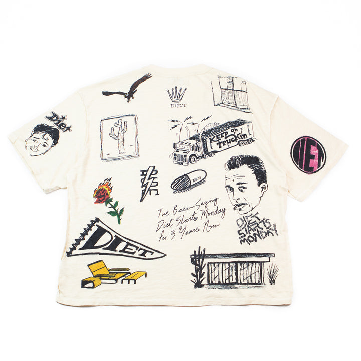 Doodle Tee (Antique White)
