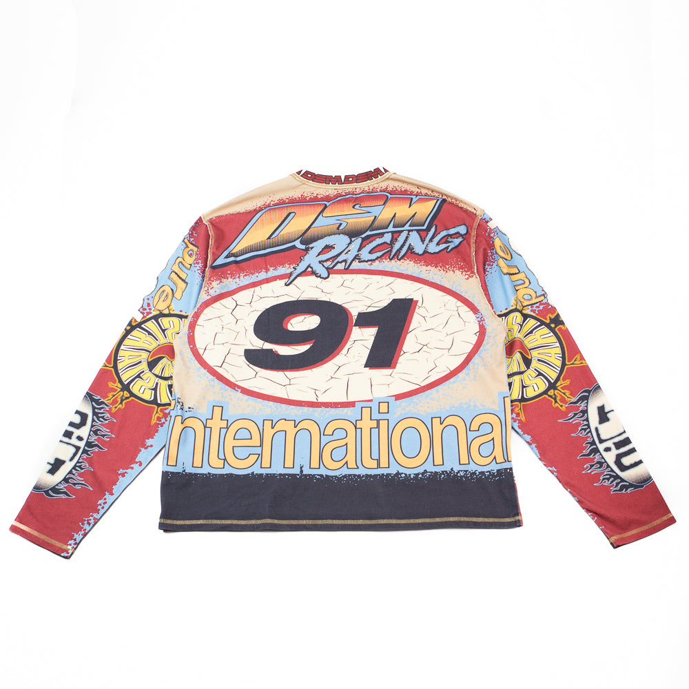 MX Racing Jersey (Tan/Blue/Multi)