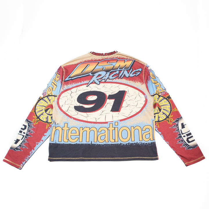 MX Racing Jersey (Tan/Blue/Multi)