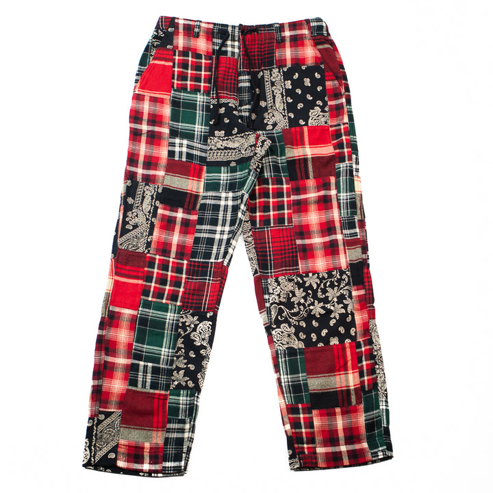 Patchwork Flannel Pleated Pant (Northwest Patchwork)