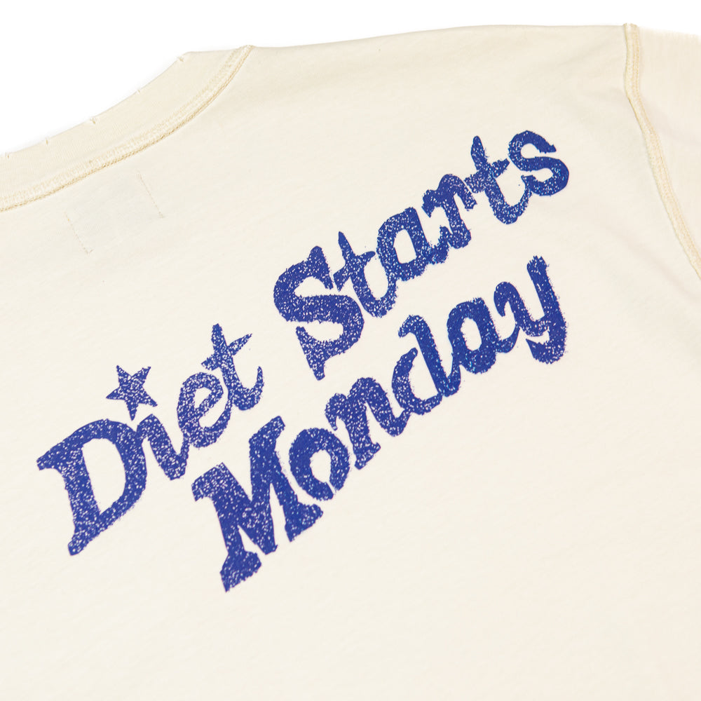 Chainlink Pocket Tee (Antique White/Blue)