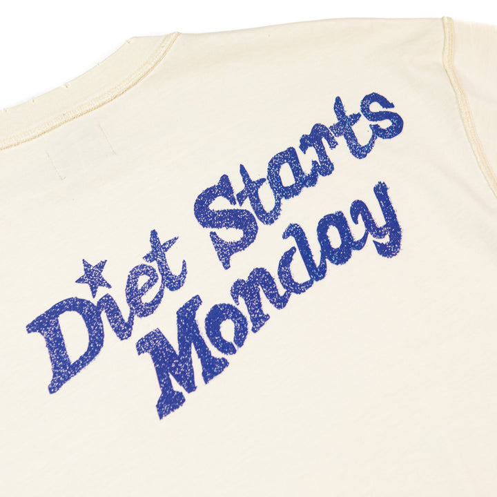 Chainlink Pocket Tee (Antique White/Blue)