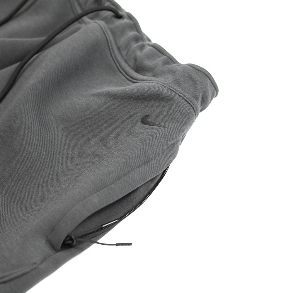 Tech Men's Fleece Loose-Fit Open Hem Pants (Anthracite/Black)