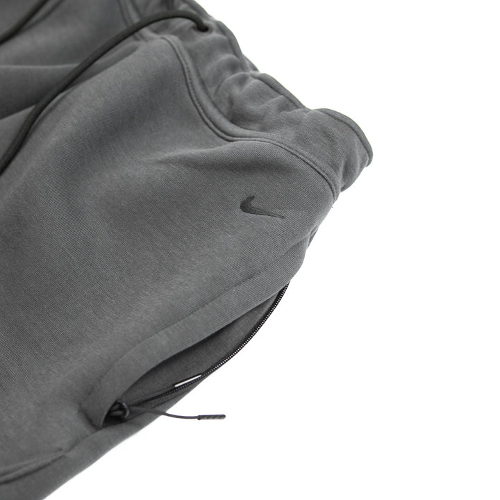 Tech Men's Fleece Loose-Fit Open Hem Pants (Anthracite/Black)