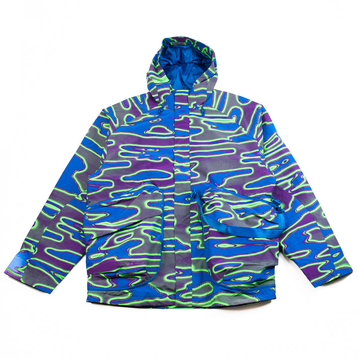 Project F.R.O.G. Men's Storm-FIT Hooded Jacket (Vivid Purple/Brilliant Blue)