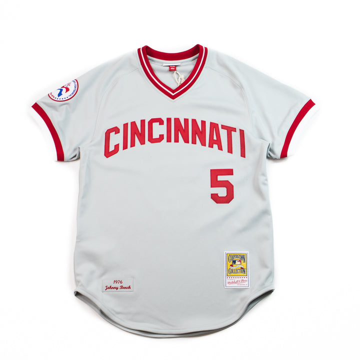 Johnny Bench Cincinnati Reds 1976 Authentic Jersey (Chrome)