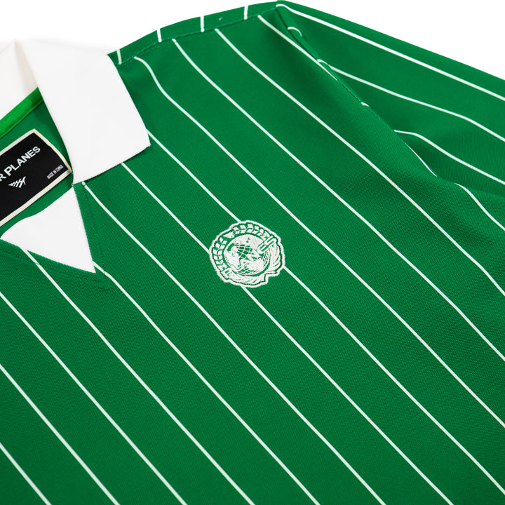 Planes Pinstripe Soccer Rugby (Kelly Green)