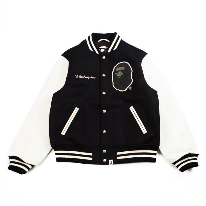 Bape University Varsity Jacket (Black)