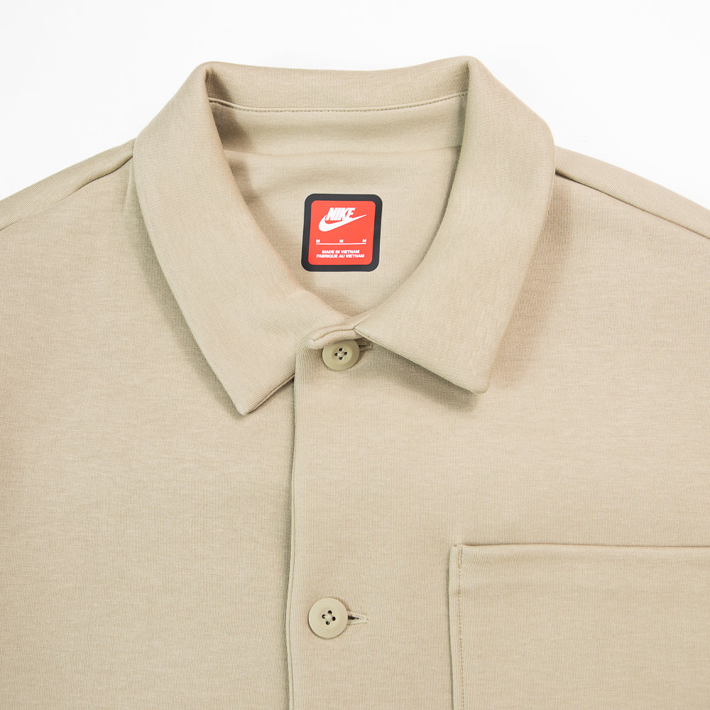 Tech Fleece Reimagined Men's Oversized Shacket (Khaki)