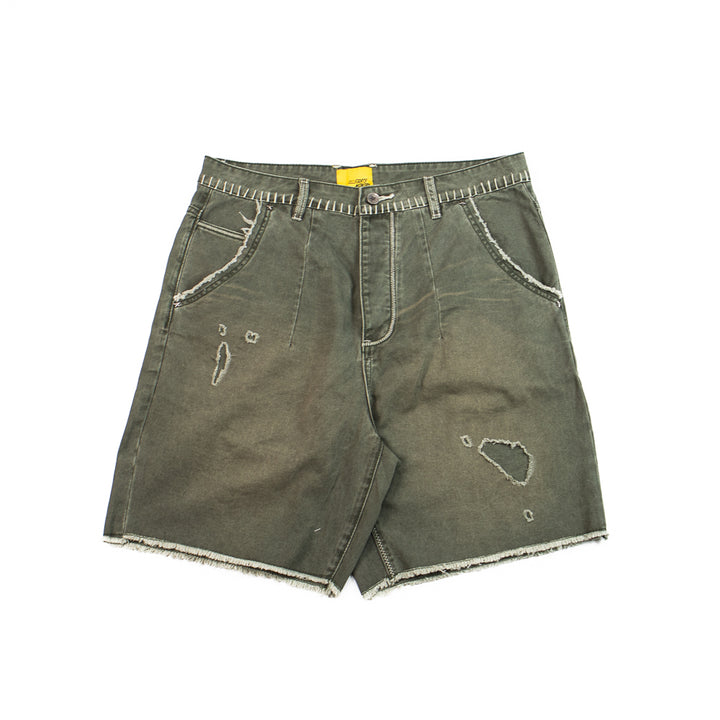 Monday, Monday Canvas Shorts (Dark Olive)