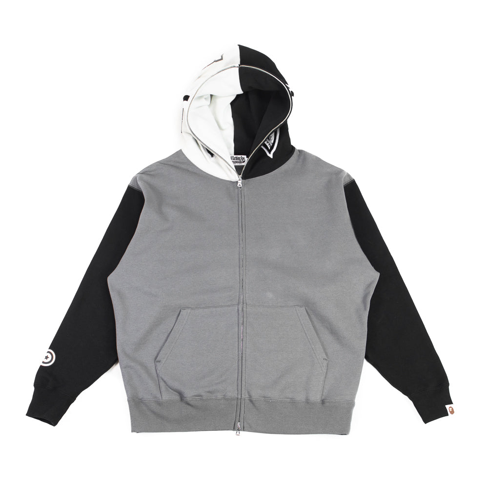ABC Shark Full Zip Hoodie (Black/ Grey)