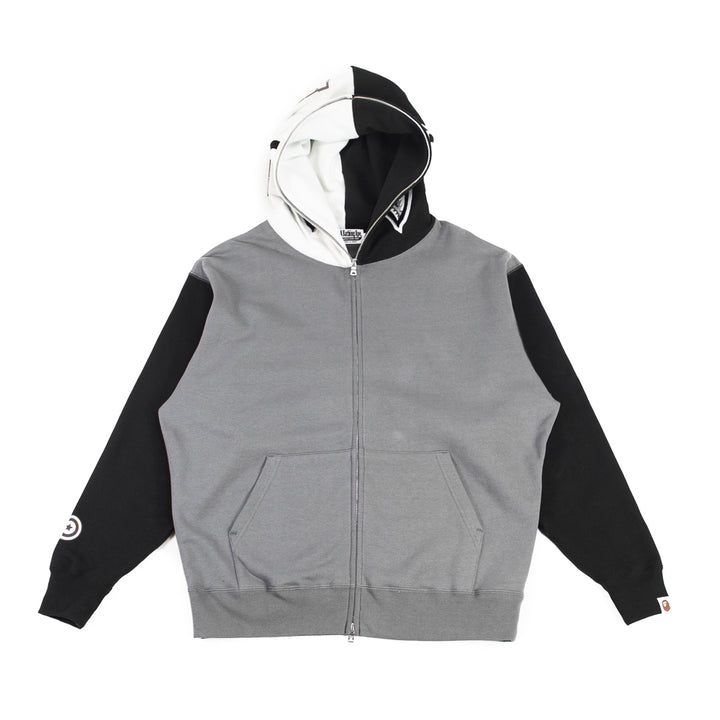 ABC Shark Full Zip Hoodie (Black/ Grey)