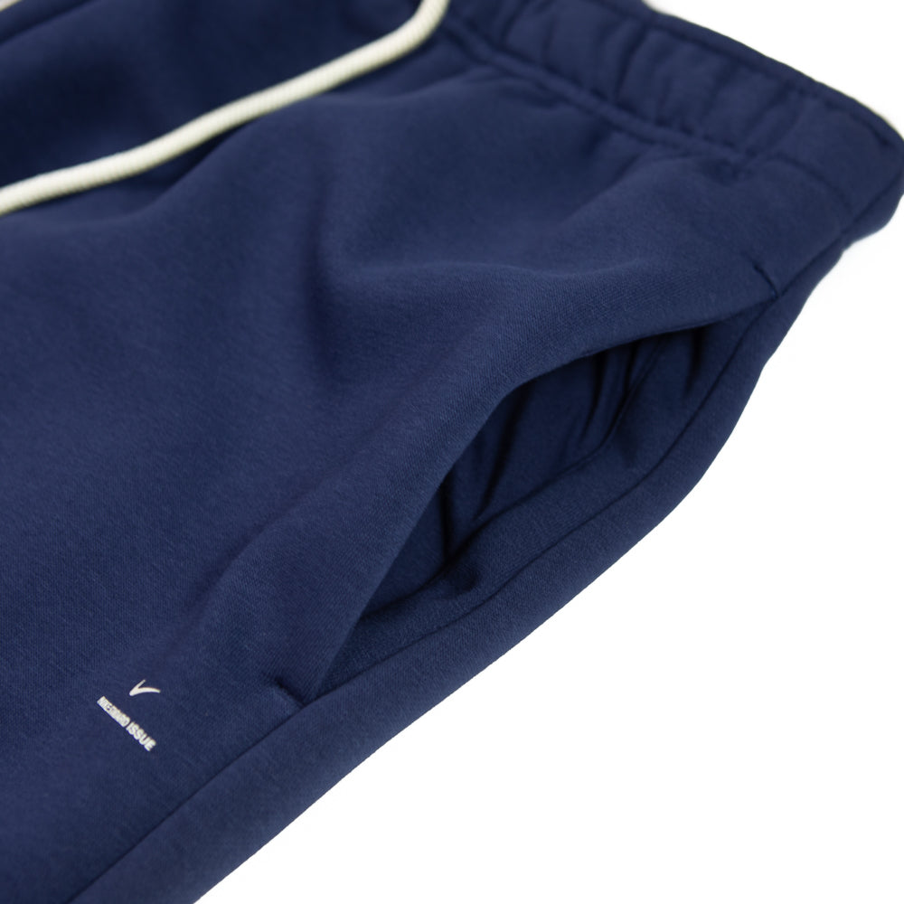 Nike Standard Issue Therma-FIT Brushed Open-Hem Basketball Pants (Midnight Navy/Pale Ivory)