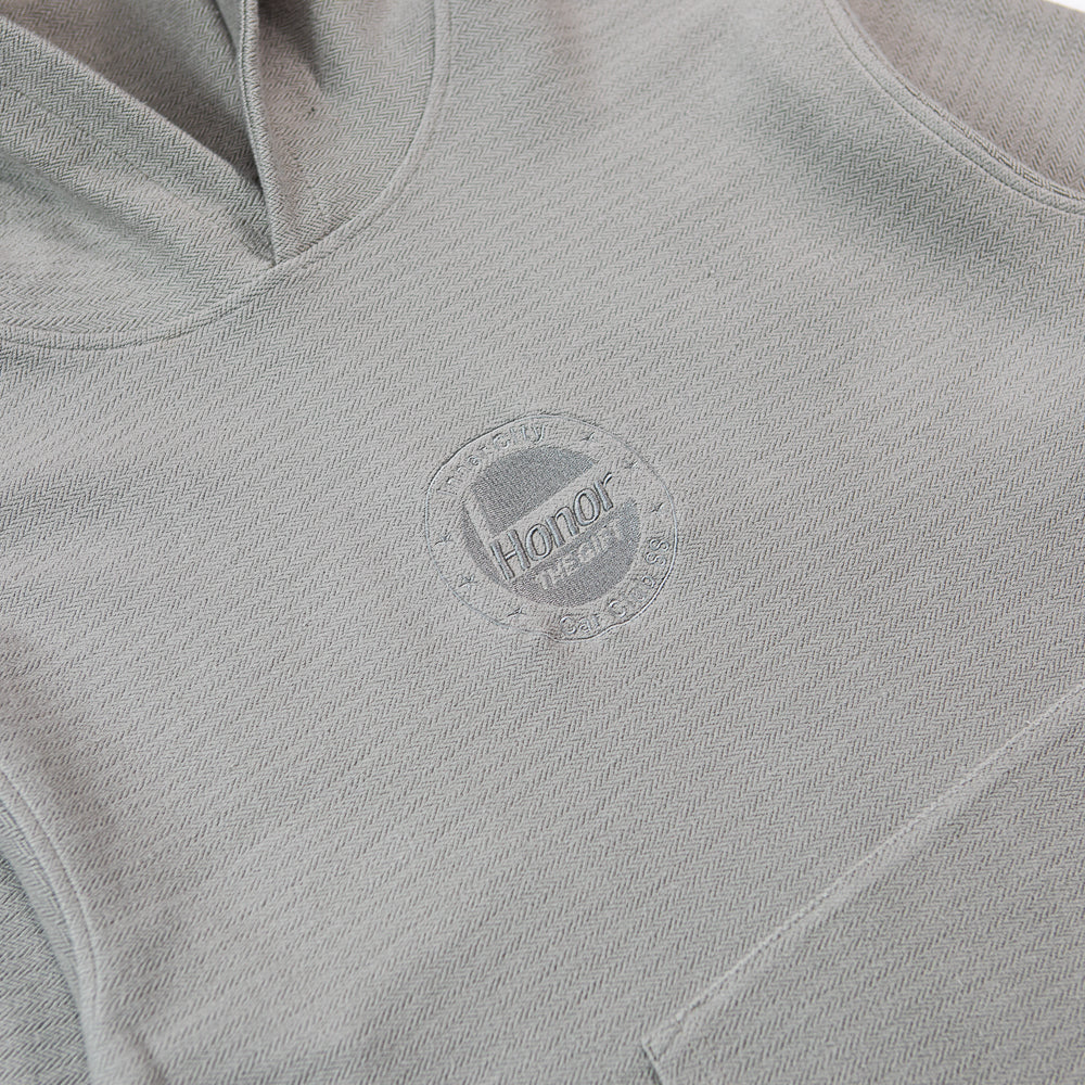 Race Herringbone Hoodie (Stone)