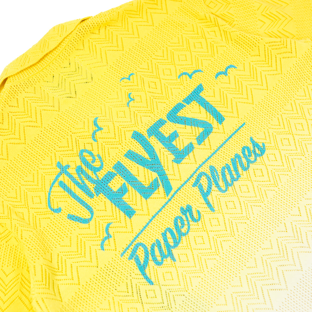 The Flyest Crochet Button Down (Yellow)