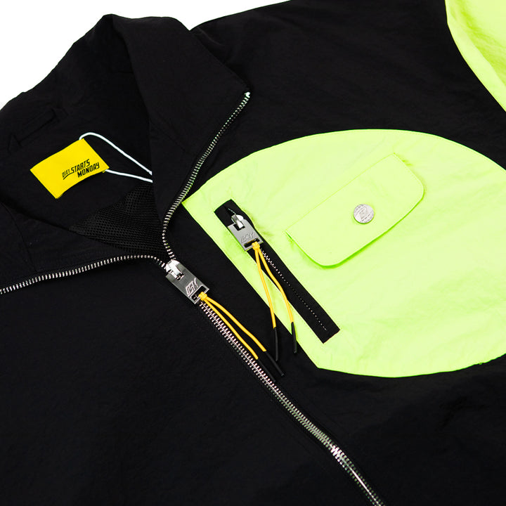 Nylon MX Jacket (Black/Volt)
