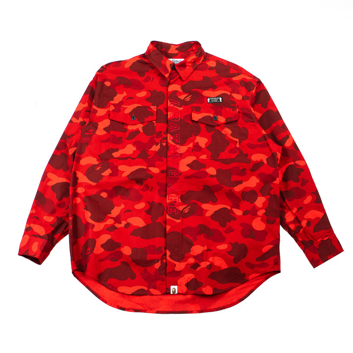Color Camo CPO Shirt (Red)