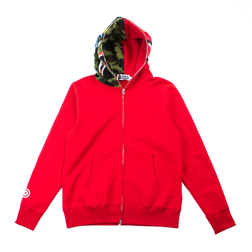 ABC Shark Full Zip Hoodie (Red) – Corporate
