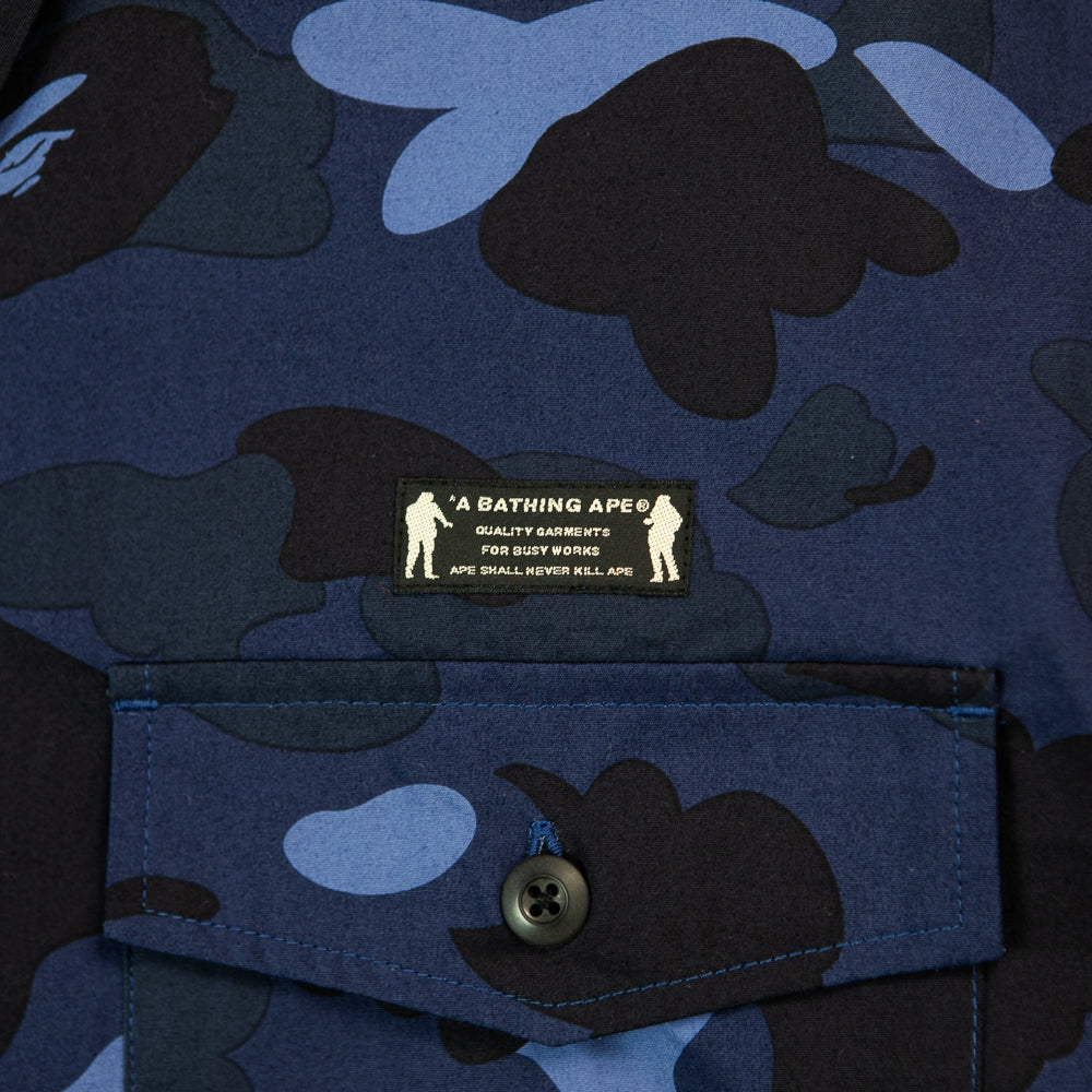 Color Camo CPO Shirt (Navy)