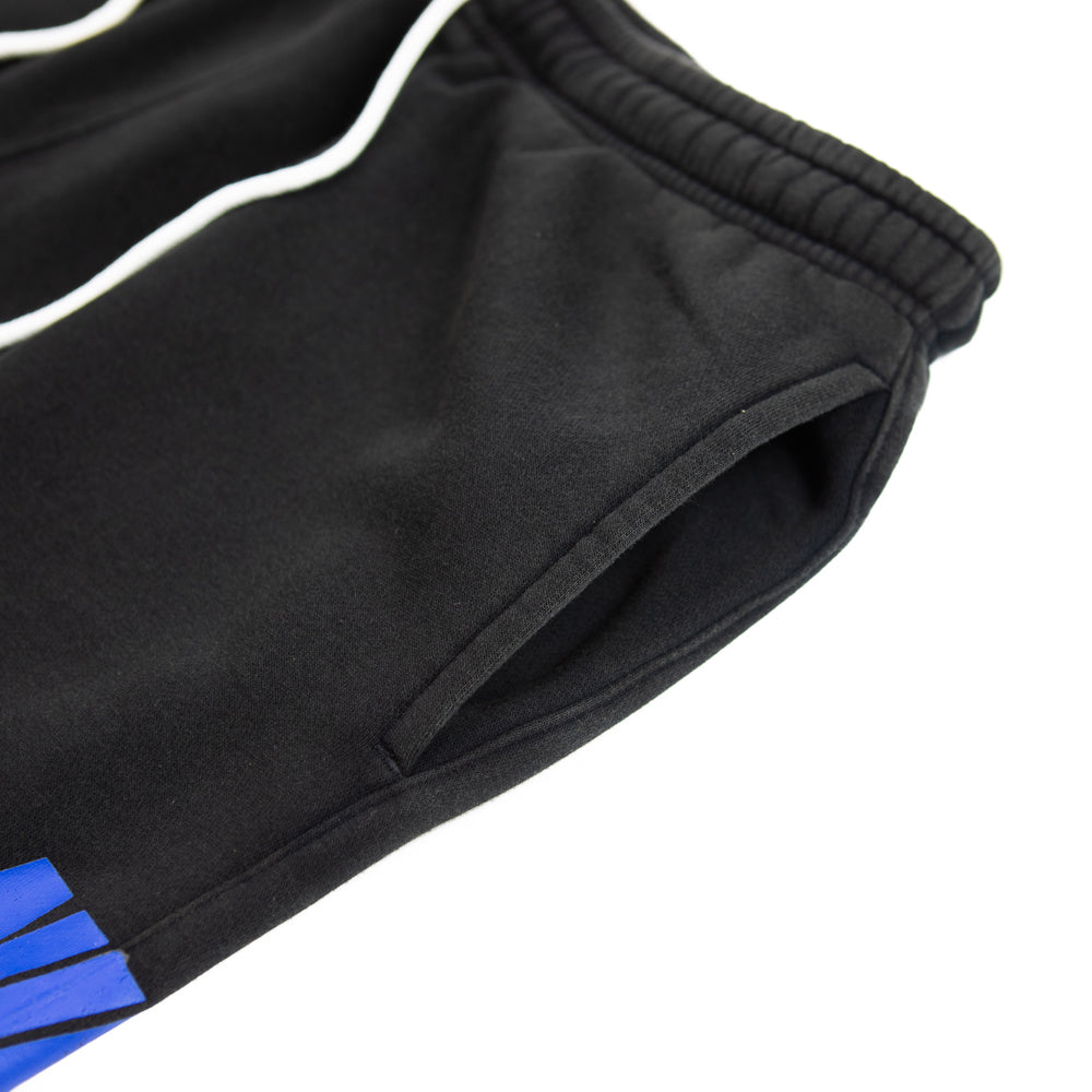 Nike Club Fleece Graphic Cuff Pants (Black)