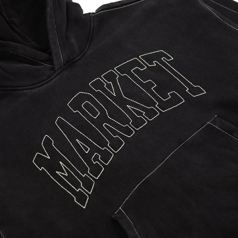 Big Stitch Hoodie (Black)