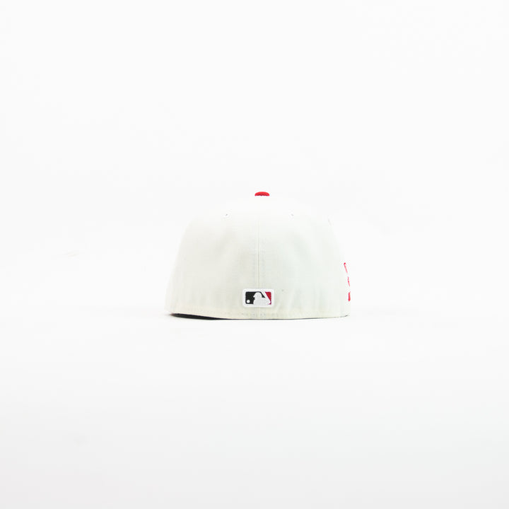 Cincinnati Reds City Connect Fitted Cap (Chrome/Red)