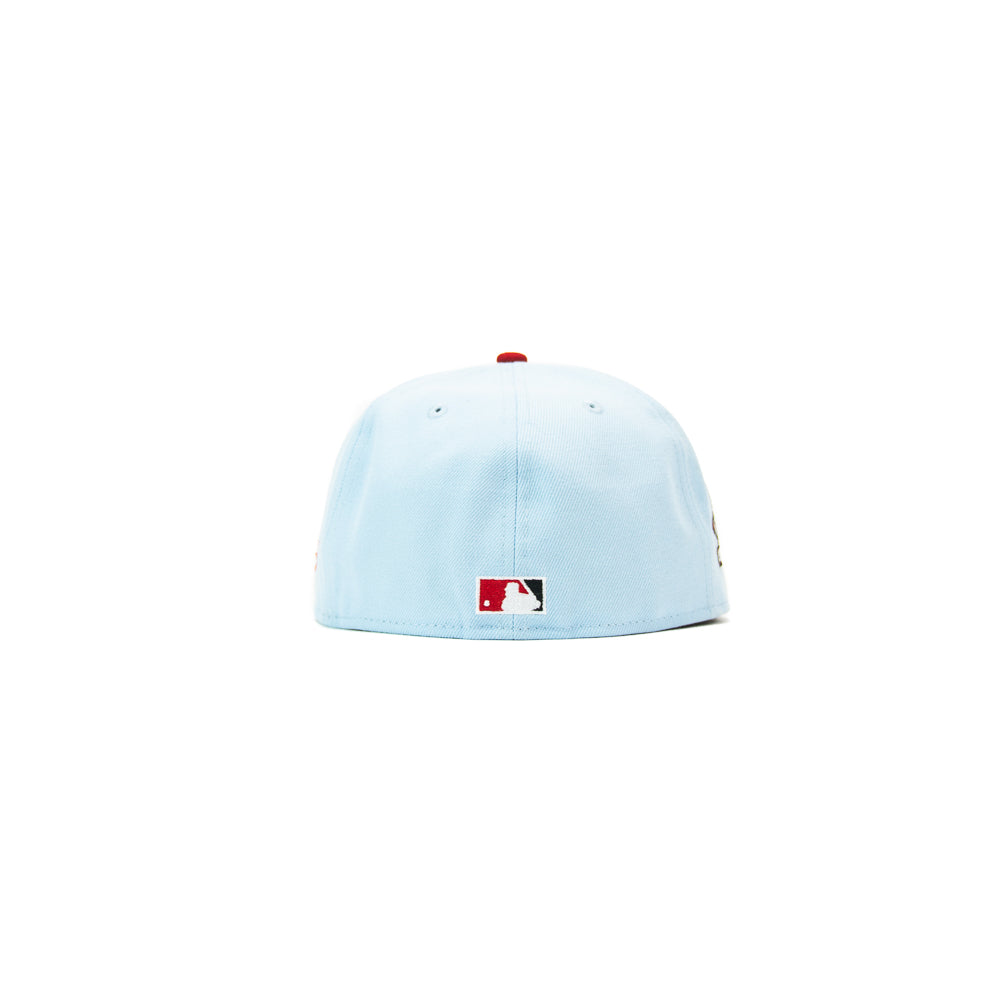 Cincinnati Reds Mascot Riverfront Fitted Cap (Glacial Red)