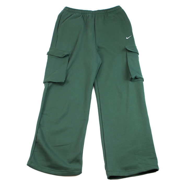 Studio Fleece Medium Weight Oversized High-Rise Cargo Pants (Camo Green/Sail)