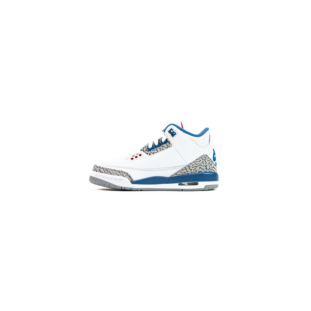 Air Jordan 3 Retro GS (White/Fire Red-True Blue)