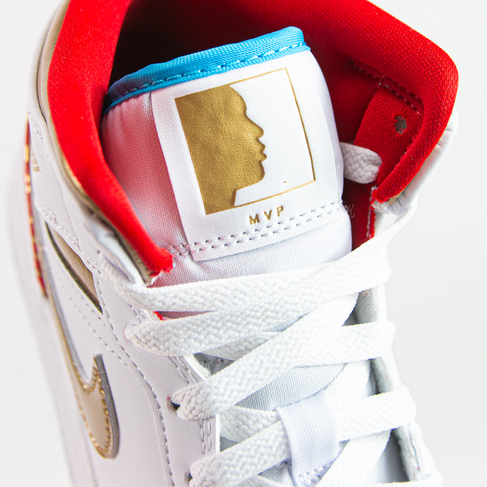 Air Jordan 1 Mid SS GS (White/Metallic Gold)