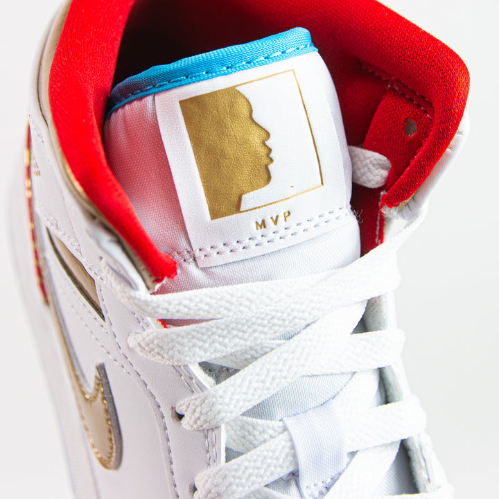 Air Jordan 1 Mid SS GS (White/Metallic Gold)