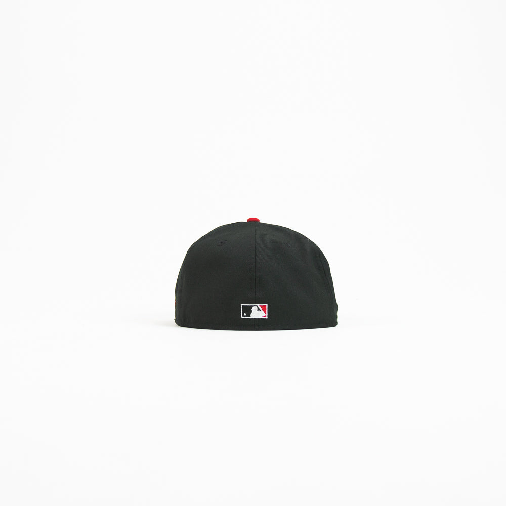 Cincinnati Reds KGJ Fitted Cap (Black/Red)