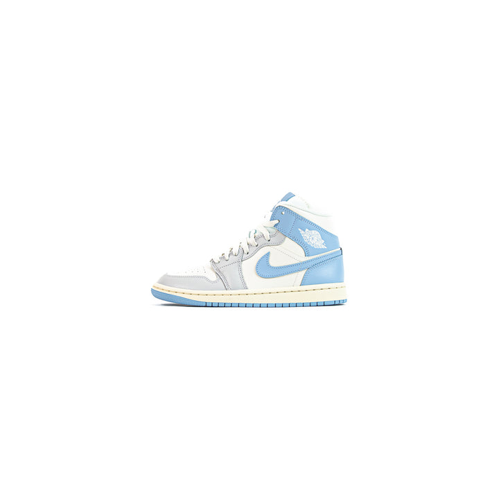Wmns Air Jordan 1 Mid (Psychic Blue/Neutral Grey/Sail)