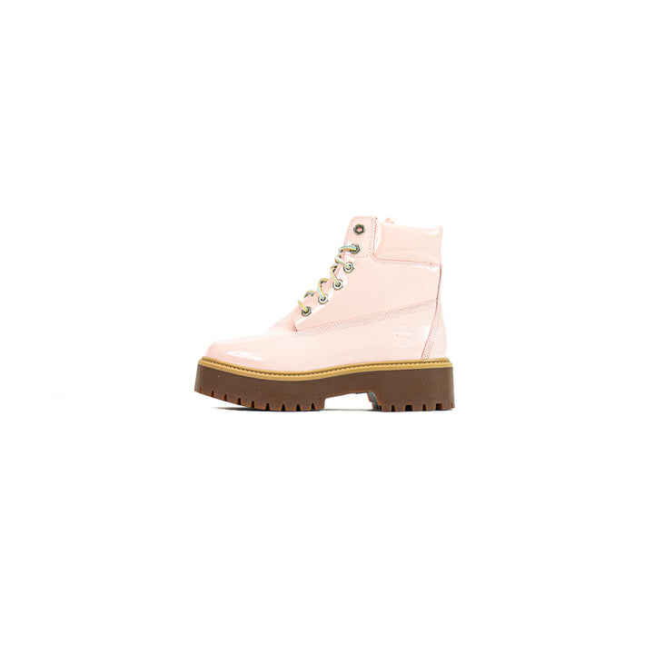 Wmns Stone Street 6-Inch Platform Boot (Lt Pink Patent Leather)
