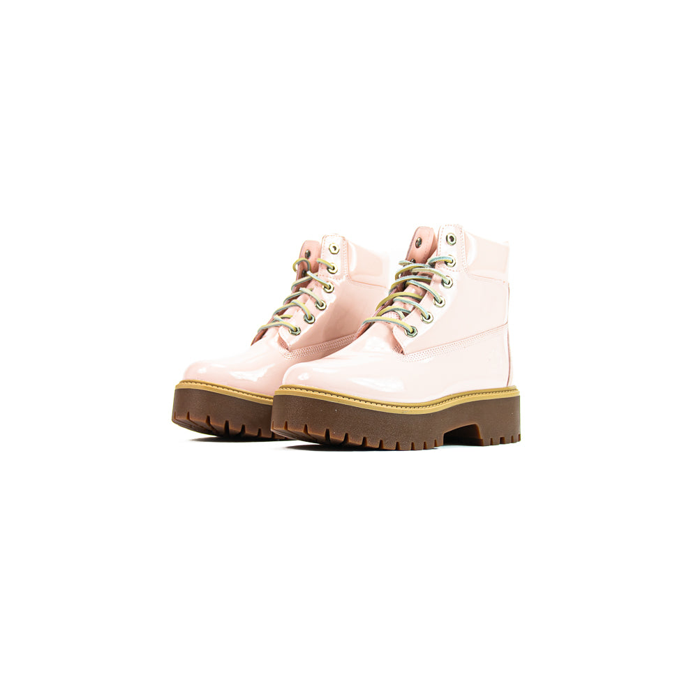 Wmns Stone Street 6-Inch Platform Boot (Lt Pink Patent Leather)