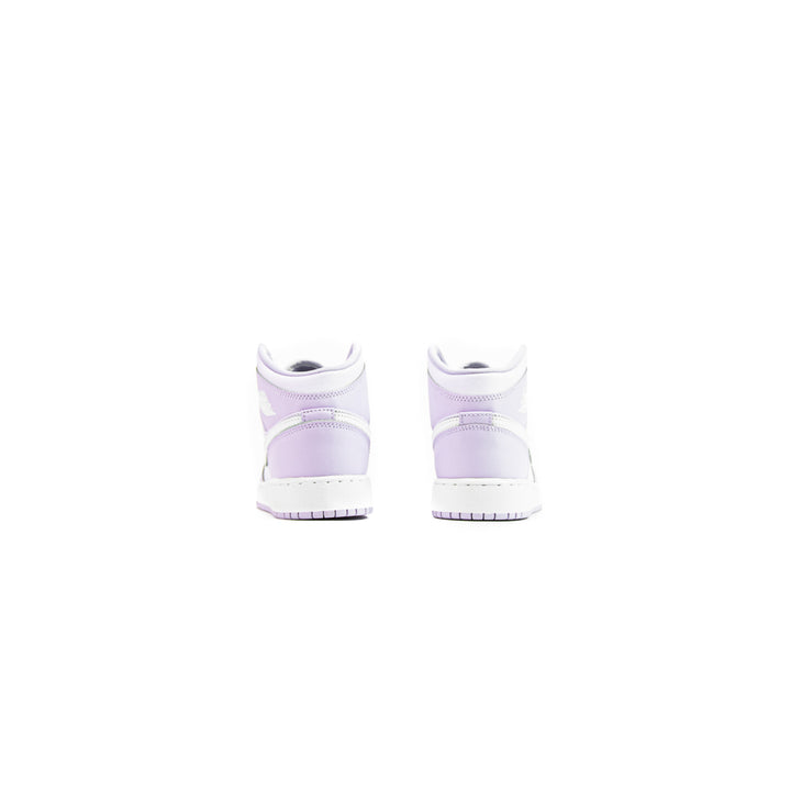 Air Jordan 1 Mid (GS) (Violet Mist/White-Barley Grape)