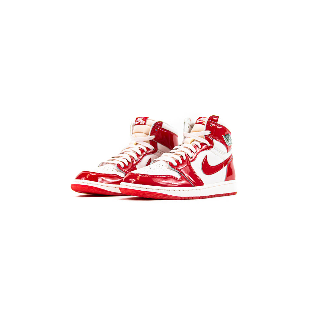 WMNS Air Jordan 1 Retro Hi (University Red/Metallic Silver-Light Soft Pink)
