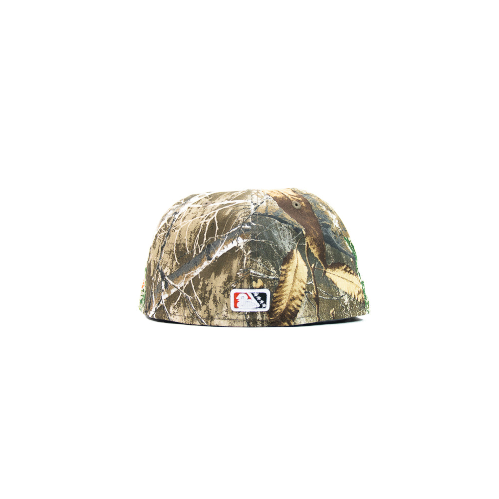Dayton Dragons Midwest League Fitted Cap (Real Tree/Orange)