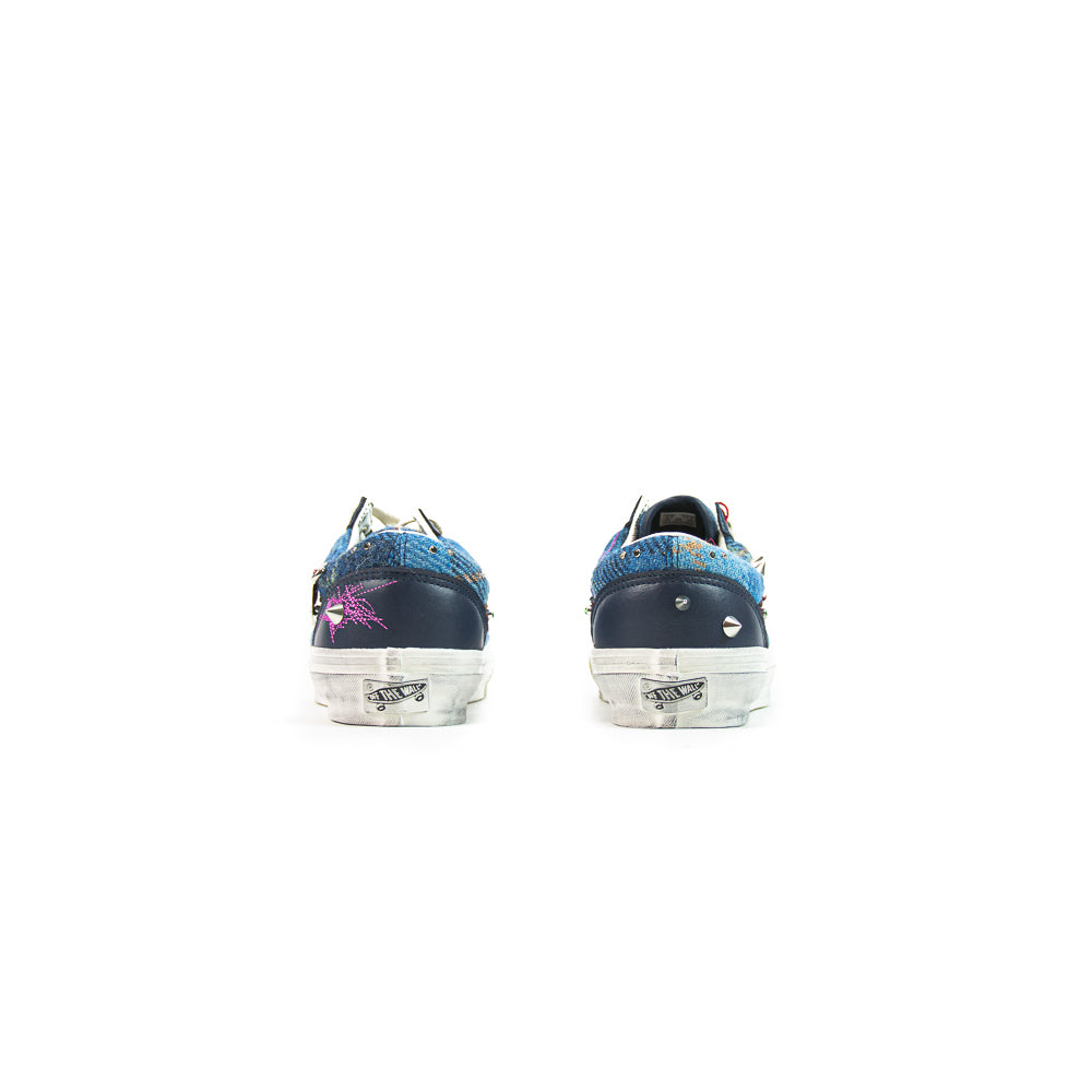 LX Old School 36 (Harris Tweed Navy/Multi)