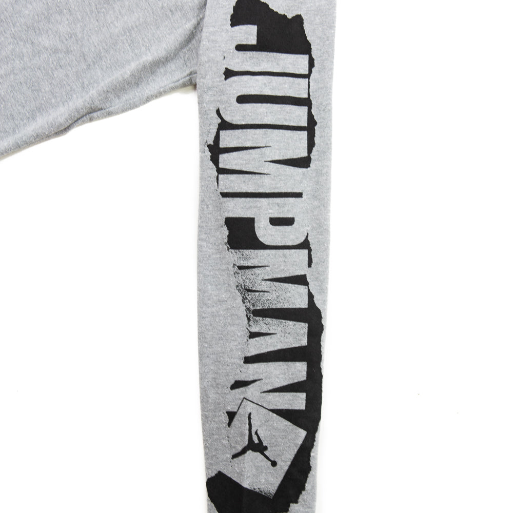Jumpman Long-sleeve Tee (Carbon Heather/Black)