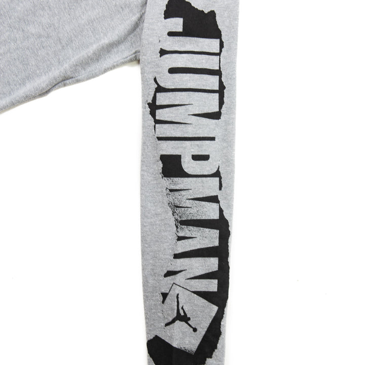 Jumpman Long-sleeve Tee (Carbon Heather/Black)