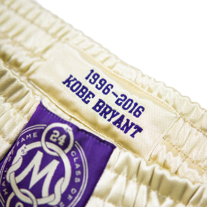 Authentic HOF Los Angeles Lakers Shorts 1996-2016 (Gold)